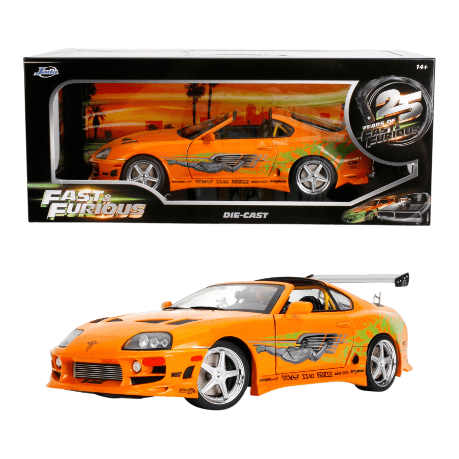 Fast & Furious - 1:18 Brian's Toyota Supra MK4 (A80) Diecast Vehicle