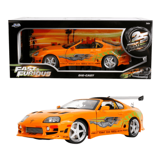 Fast & Furious - 1:18 Brian's Toyota Supra MK4 (A80) Diecast Vehicle
