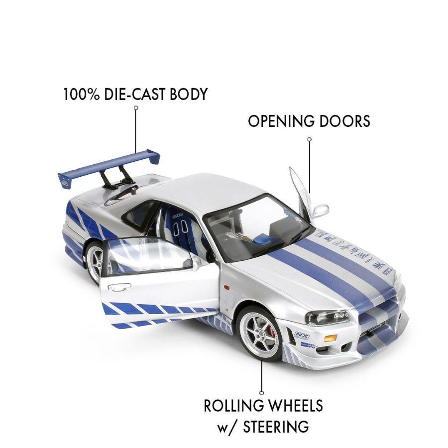 Fast & Furious - 1:18 1999 Nissan Skyline GT-R (R34)