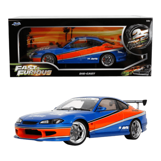 Fast & Furious - 1:18 2002 Nissan Silvia (S15) Spec-S "Mona Lisa" Diecast Vehicle