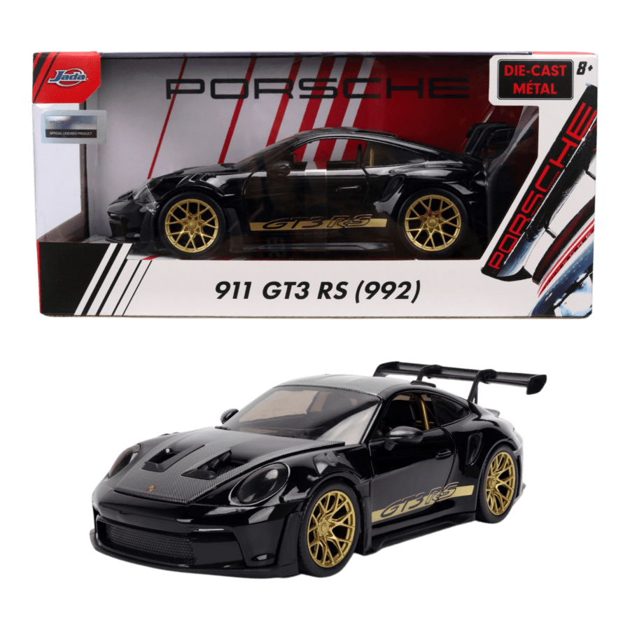 HyperSpec - 1:24 Porsche 911 GT3 (992) (Gloss Black) Diecast Vehicle