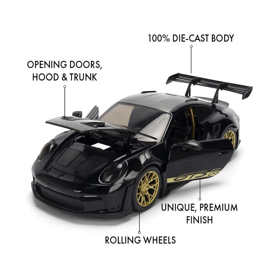 HyperSpec - 1:24 Porsche 911 GT3 (992) (Gloss Black) Diecast Vehicle