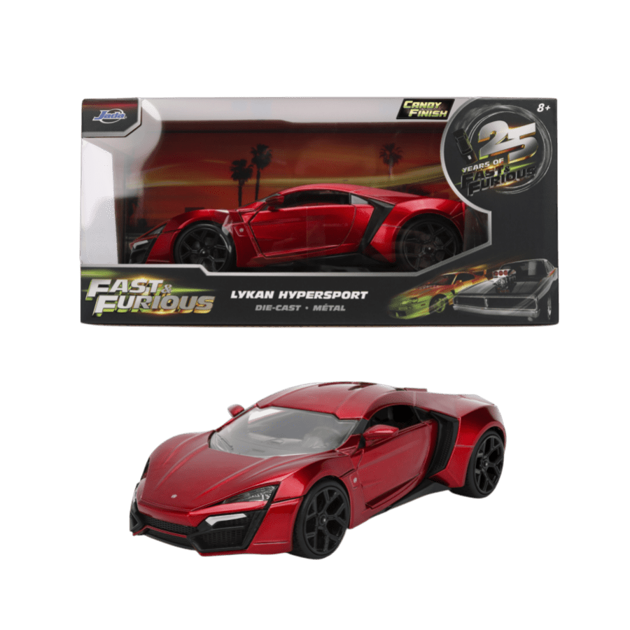 Fast & Furious - 1:24 Lykan Hypersport (Candy Finish) Diecast Vehicle