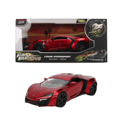 Fast & Furious - 1:24 Lykan Hypersport (Candy Finish) Diecast Vehicle