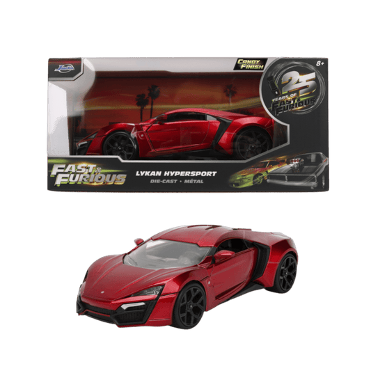 Fast & Furious - 1:24 Lykan Hypersport (Candy Finish) Diecast Vehicle