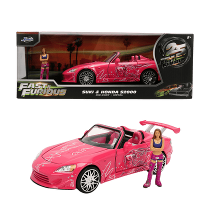 Fast & Furious - 1:24 Honda S2000 with Suki Figure