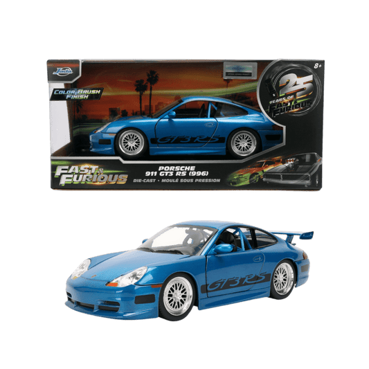 Fast & Furious - 1:24 Porsche 911 GT3 (Color Brush Metal)