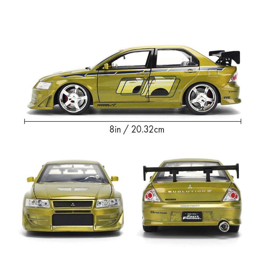 Fast & Furious - 1:24 Brian's Mitsubishi Lancer Evo (Color Brush Metal)