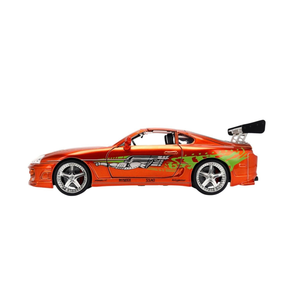 Fast & Furious - 1:24 Brian's Toyota Supra (Candy Finish) Diecast Vehicle