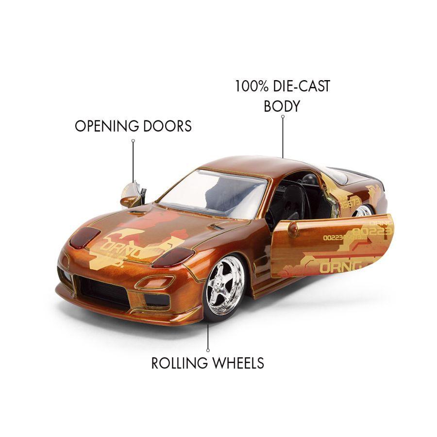 Fast & Furious - 1:32 Julius's 1993 Mazda RX-7 (Colour Brush) Diecast Vehicle