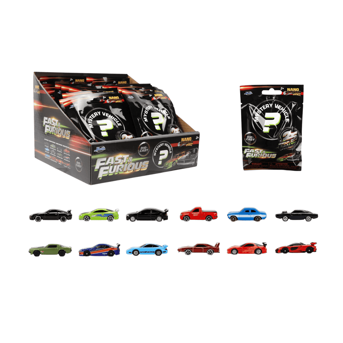 Fast & Furious - Nano Blind Bags Assortment (Display of 24) Wave 3