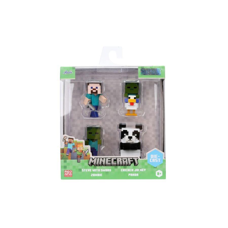 Minecraft - Minecraft 2.5" MetalFigs 4-Pack (Wave 7)