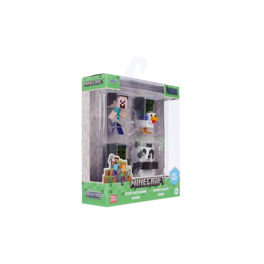 Minecraft - Minecraft 2.5" MetalFigs 4-Pack (Wave 7)