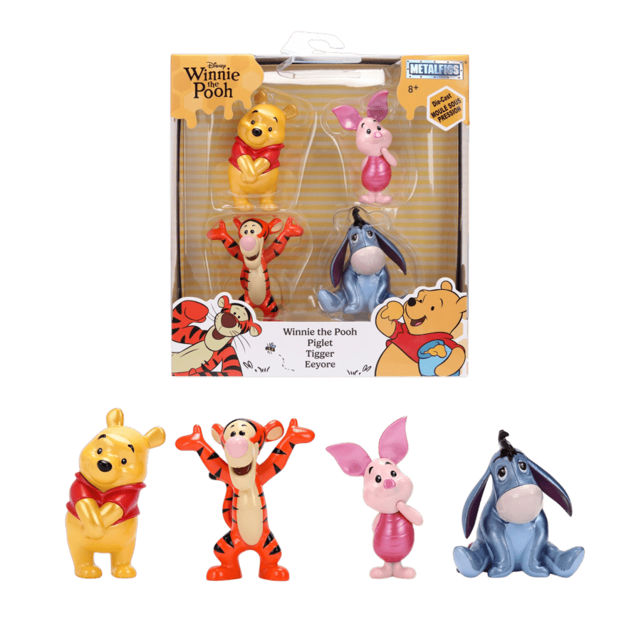 Winnie the Pooh - Pooh & Friends 2.5" MetalFigs 4-Pack