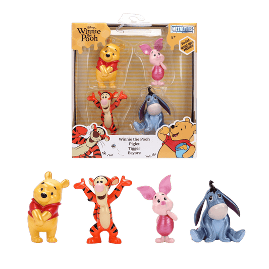 Winnie the Pooh - Pooh & Friends 2.5" MetalFigs 4-Pack