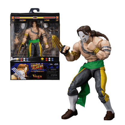 Street Fighter II - Vega Player 2 Deluxe Action Figure