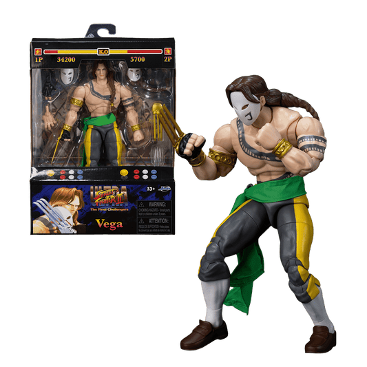 Street Fighter II - Vega Player 2 Deluxe Action Figure