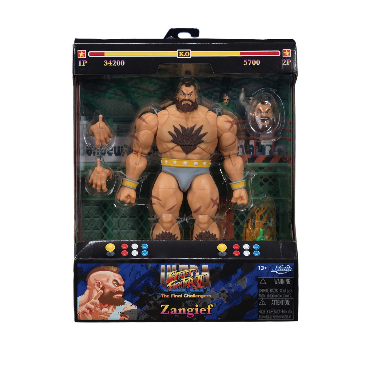 Street Fighter II - Zangief Player 2 Deluxe Figure