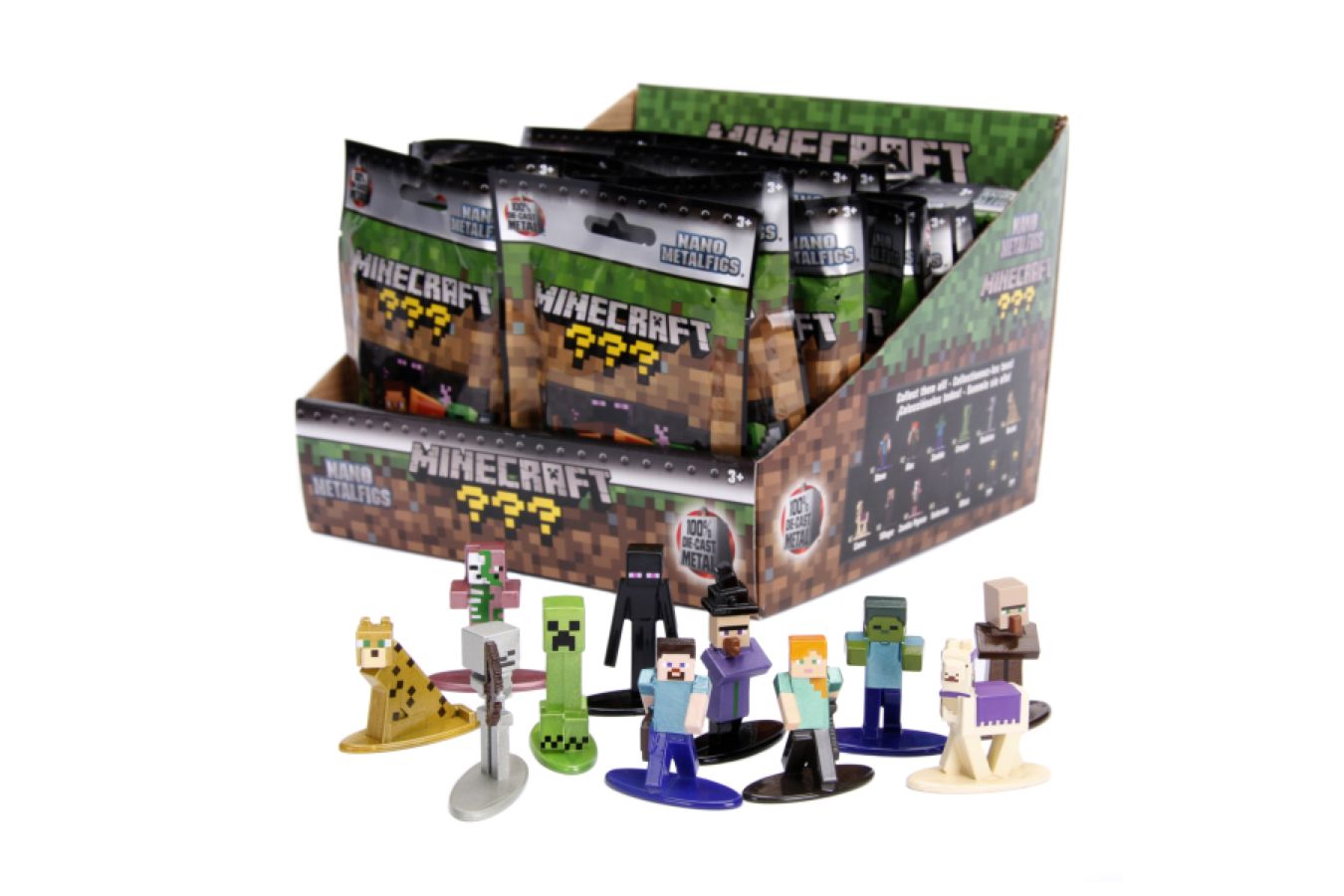 Minecraft - Nano Metalfigs Blind Bags Assortment (Wave 1)