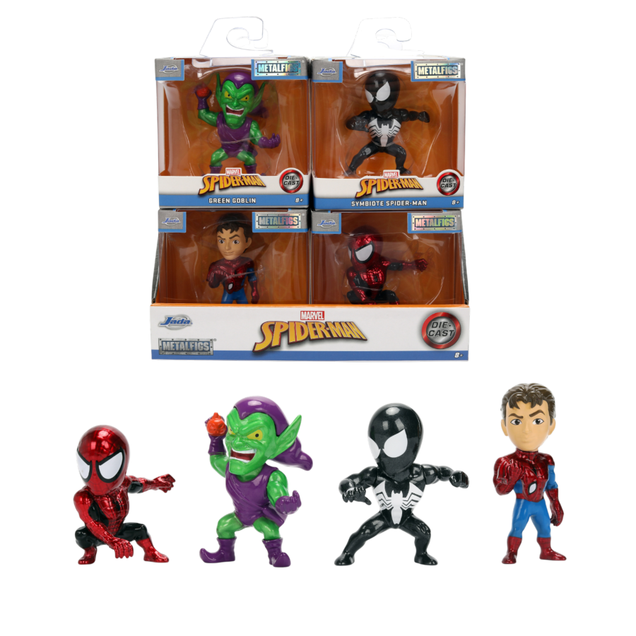 Spiderman - 2.5" Metalfigs ASST 12ct CDU (Wave 5)