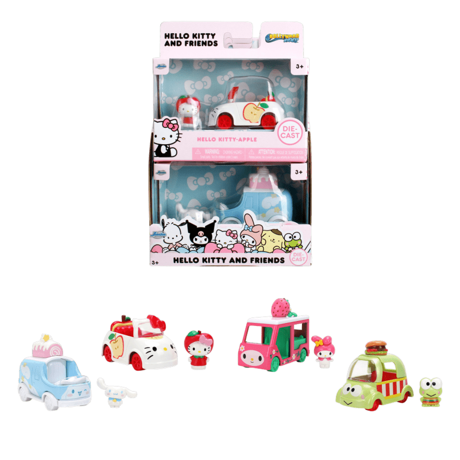 Hello Kitty - Hello Kitty & Friends Hollywood Rides Assortment (Wave 1) (Display of 8)