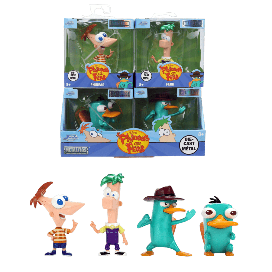 Phineas & Ferb - 2.5" Metalfigs ASST 12ct CDU