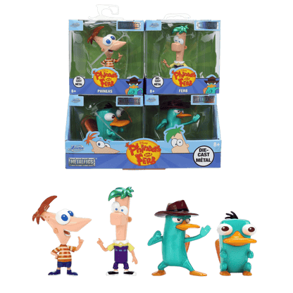 Phineas & Ferb - 2.5" Metalfigs ASST 12ct CDU