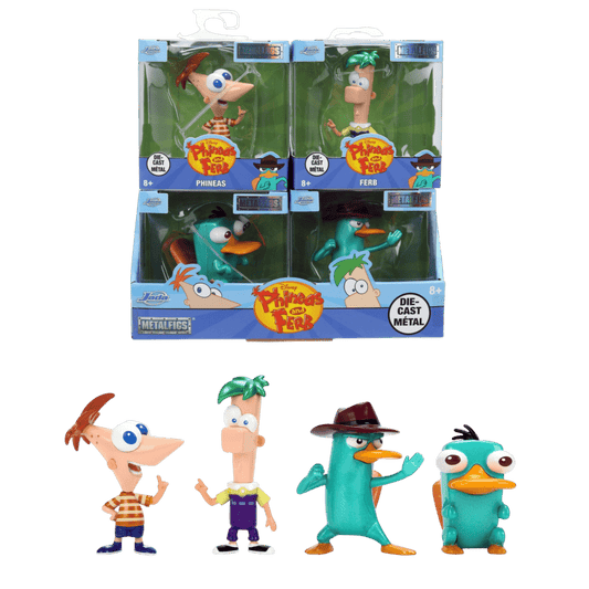 Phineas & Ferb - 2.5" Metalfigs ASST 12ct CDU