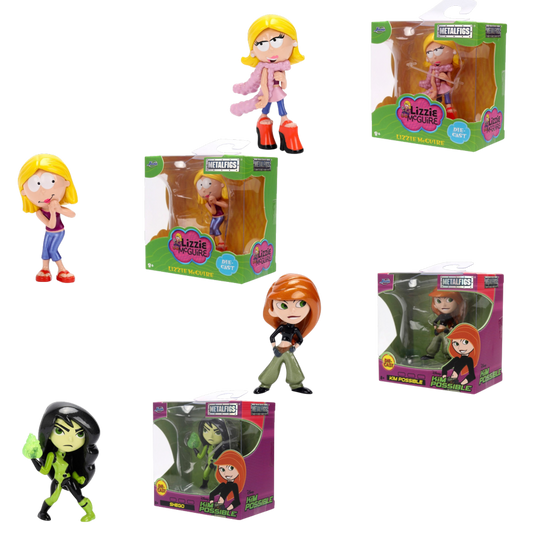 Kim Possible - Kim Possible/Lizzie McGuire 2.5″ Metalfigs ASST 12ct CDU