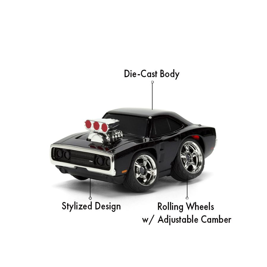 Fast & Furious - Small Blocks 1:43 Scale Diecast Vehicle Assortment (Display of 6)