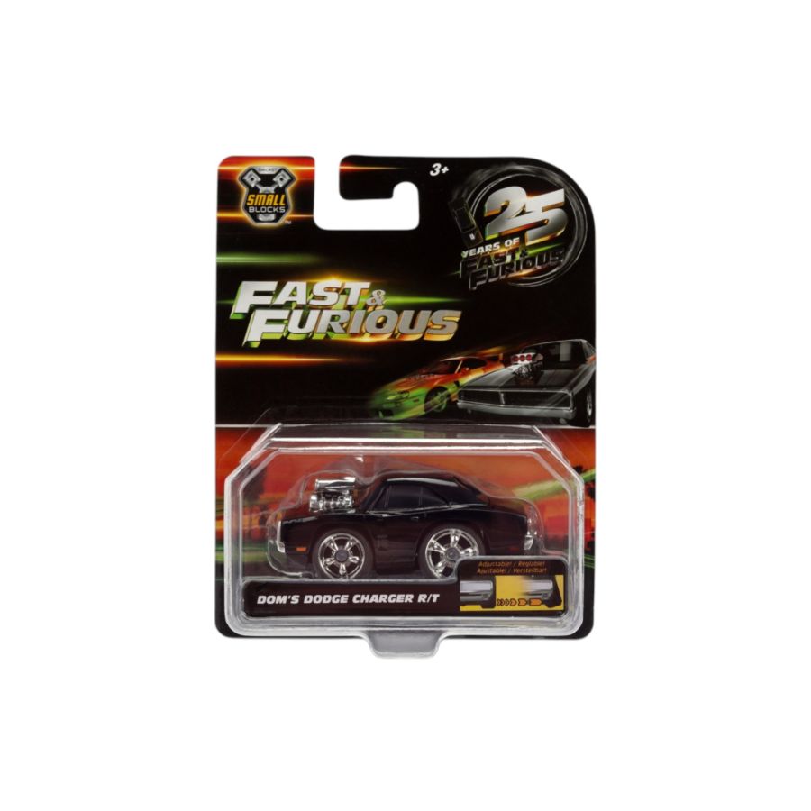 Fast & Furious - Small Blocks 1:43 Scale Diecast Vehicle Assortment (Display of 6)