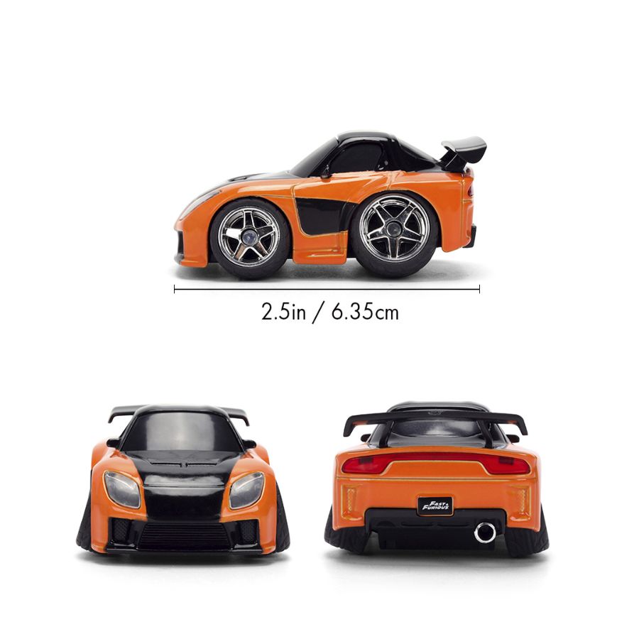 Fast & Furious - Small Blocks 1:43 Scale Diecast Vehicle Assortment (Display of 6)