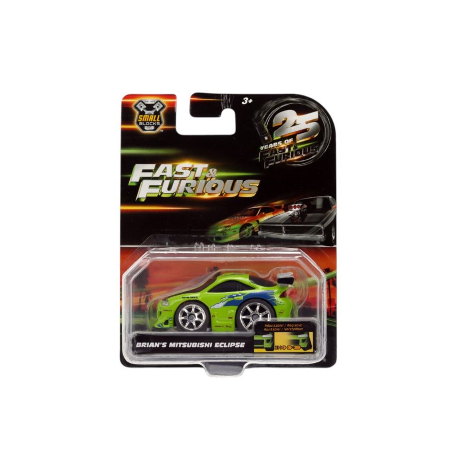 Fast & Furious - Small Blocks 1:43 Scale Diecast Vehicle Assortment (Display of 6)