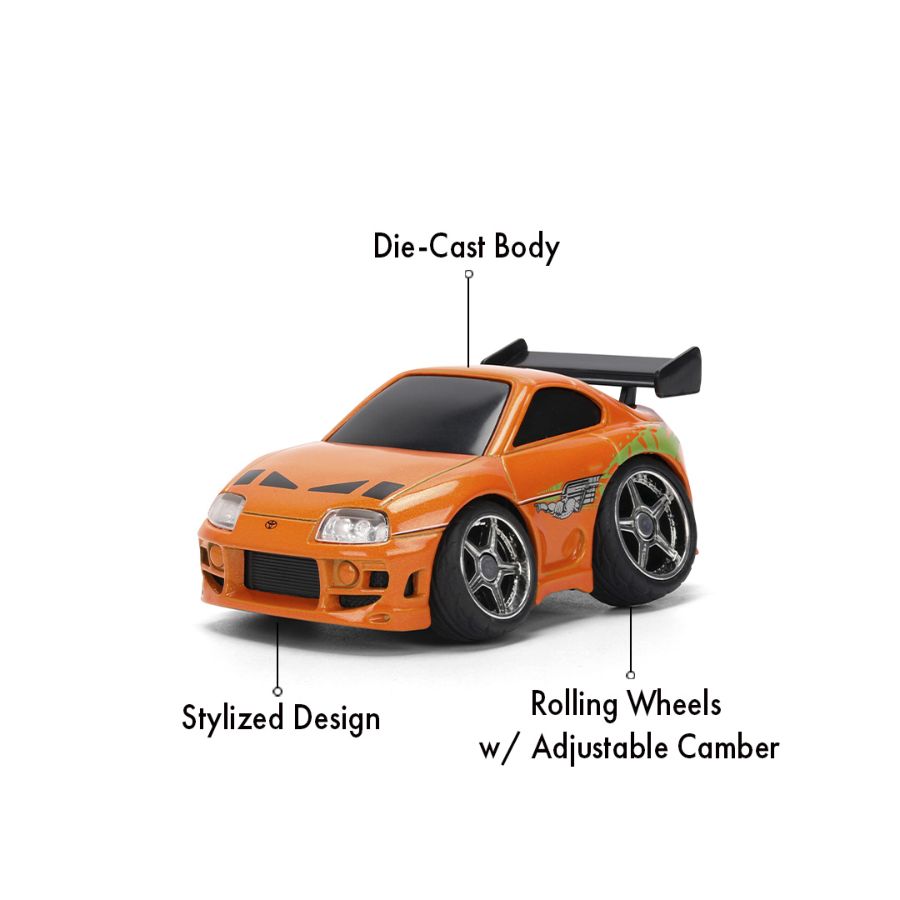 Fast & Furious - Small Blocks 1:43 Scale Diecast Vehicle Assortment (Display of 6)