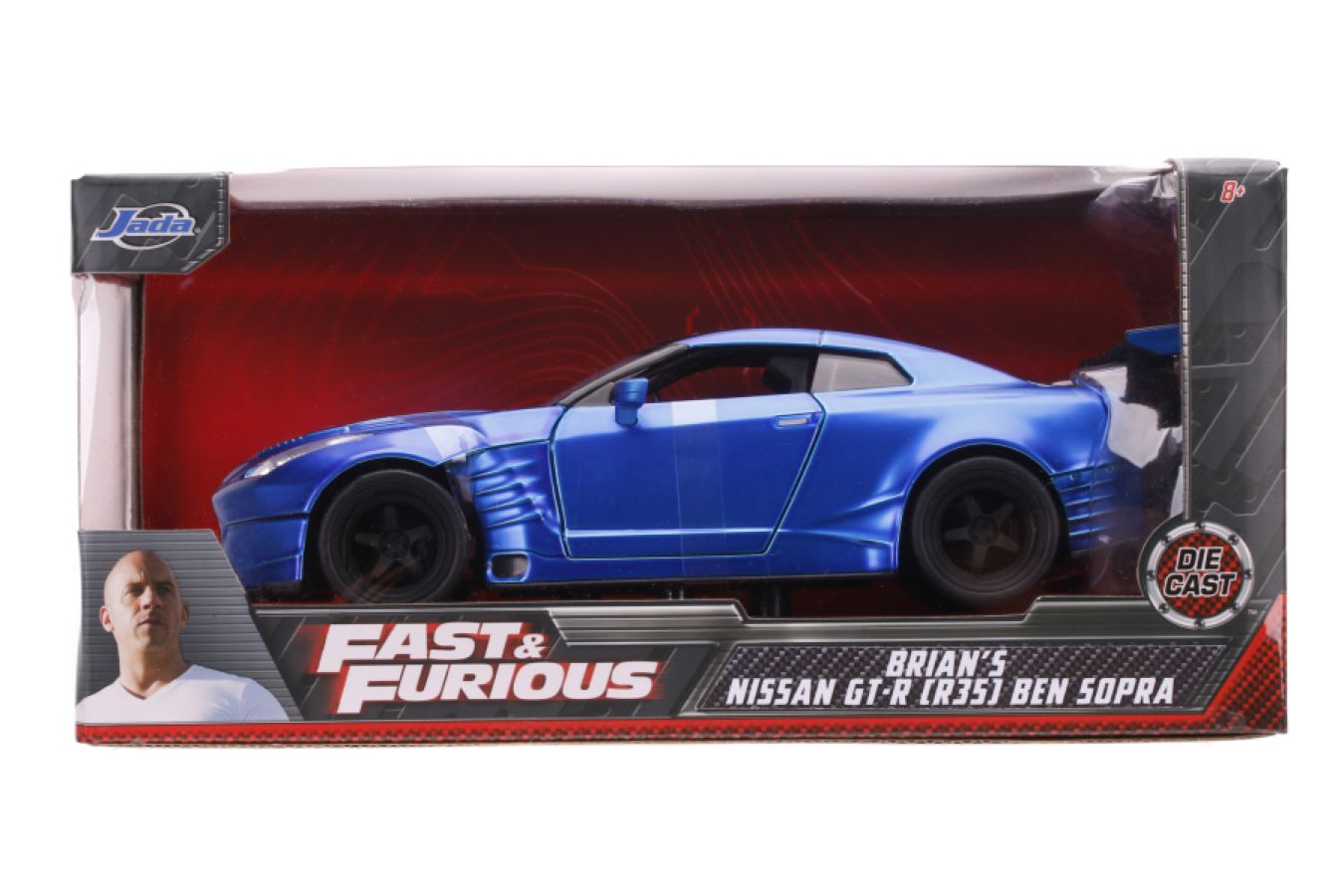 Fast and Furious 8 - '09 Nissan GT-R Ben Sopra 1:24 Scale Hollywood Ride