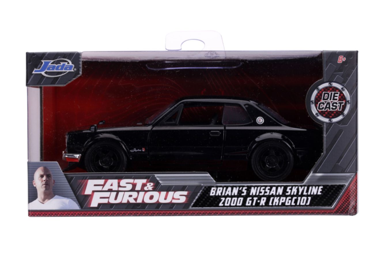 Fast and Furious - Brian's '71 Nissan Skyline 2000 GT-R 1:32 Scale Hollywood Ride