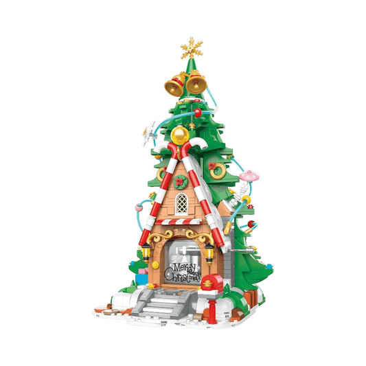 JAKI - Christmas Elf Tree House Plastic Brick Kit