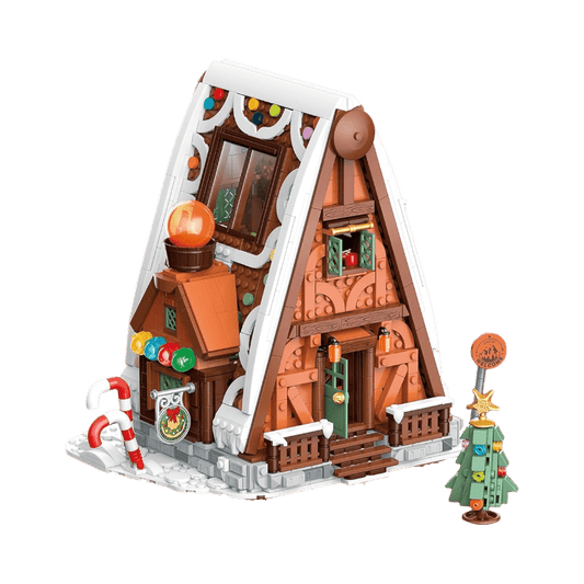 JAKI - Christmas Snow House Plastic Brick Kit