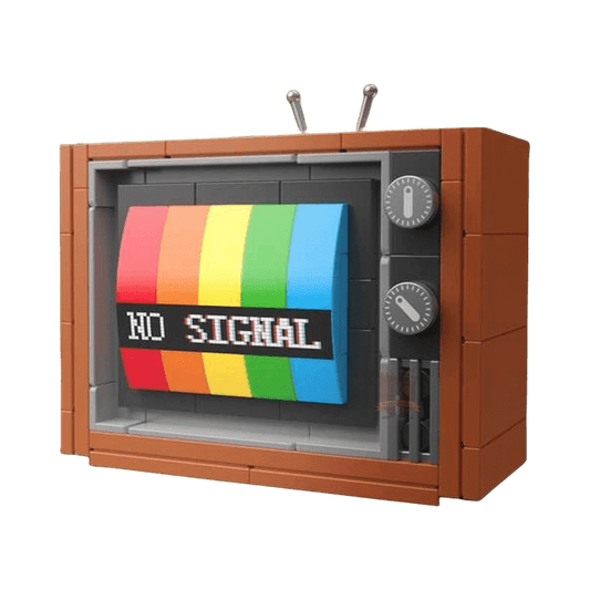 JAKI - Retro Color Television Plastic Brick Kit