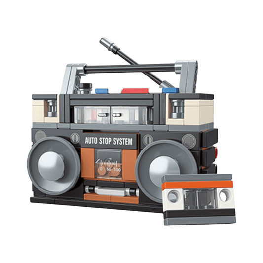 JAKI - Retro Boombox Plastic Brick Kit