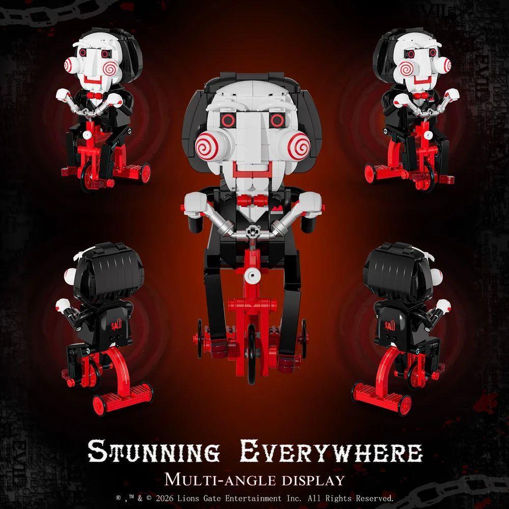 Saw - Billy The Puppet Plastic Brick Kit (261 Piece Set)