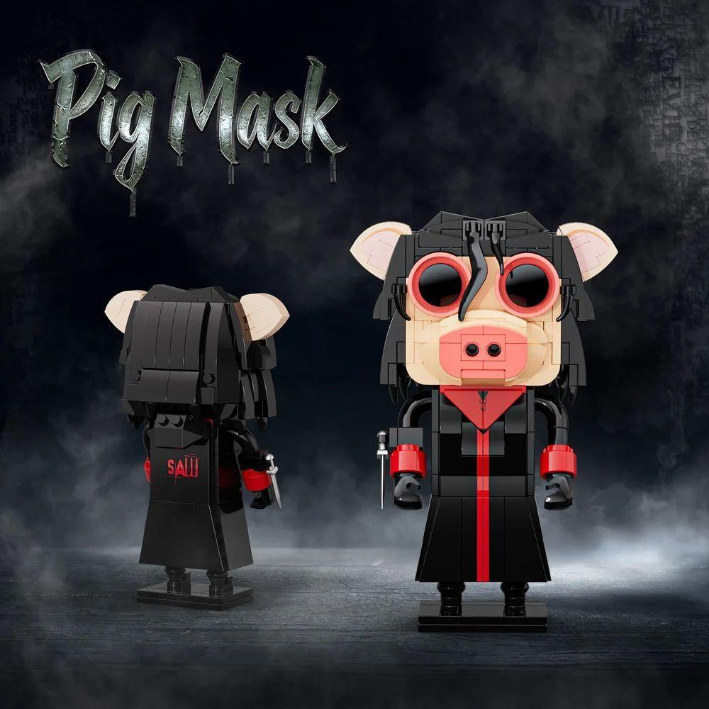Saw - Pig Mask Plastic Brick Kit (314 Piece Set)
