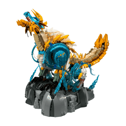 Monster Hunter - Zinogre Plastic Brick Kit (1787 Piece Set)