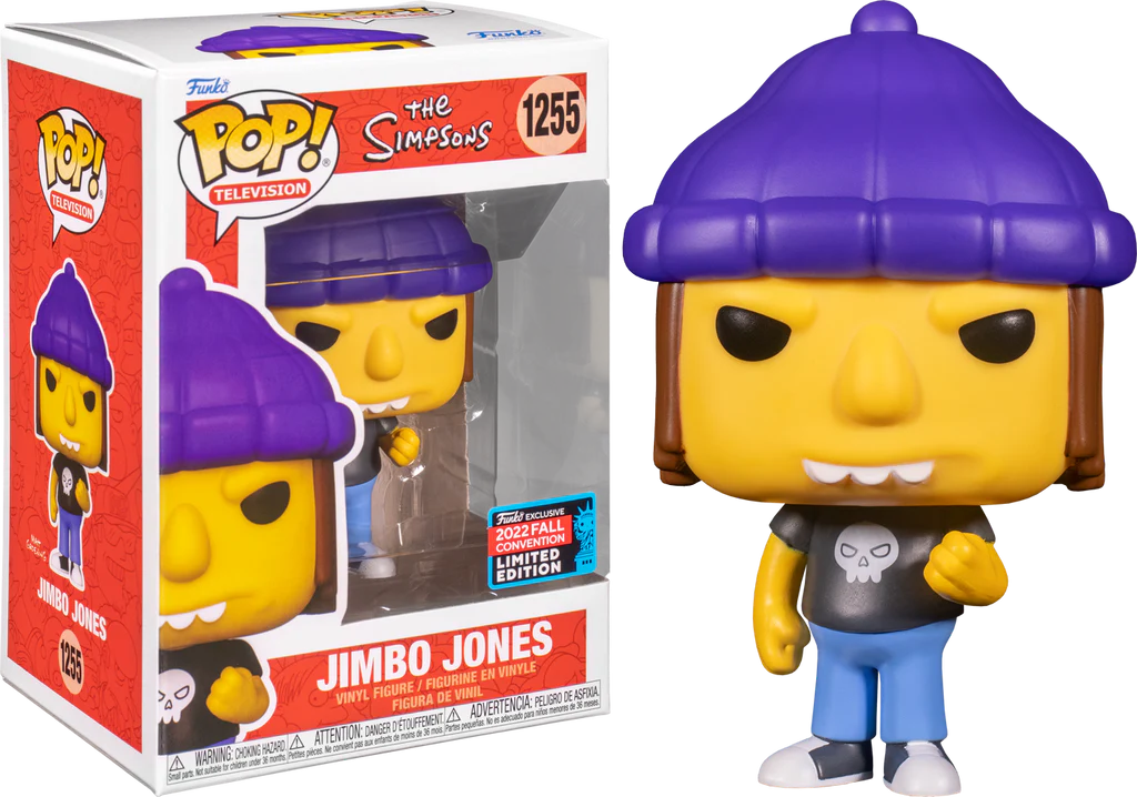 The Simpsons - Jimbo Jones 2022 NYCC Fall Convention Exclusive Pop! Vinyl #1255