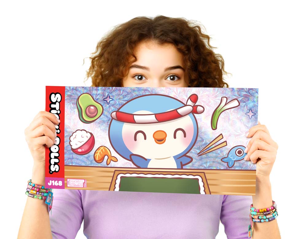 Sticki Rolls Jumbo Sticker Capsule Tube Series 3
