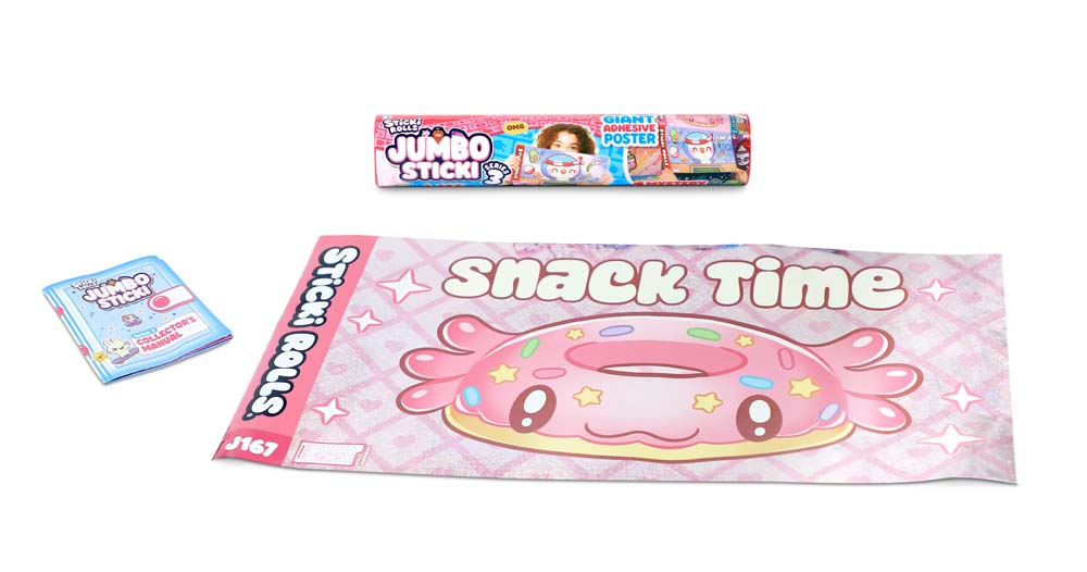 Sticki Rolls Jumbo Sticker Capsule Tube Series 3