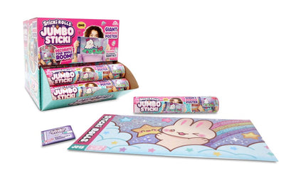 Sticki Rolls Jumbo Sticker Capsule Tube