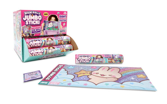 Sticki Rolls Jumbo Sticker Capsule Tube