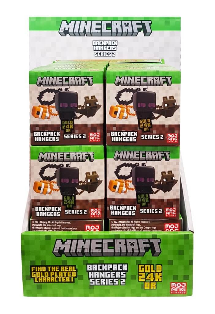 MINECRAFT Collectible Backpack Hangers S2
