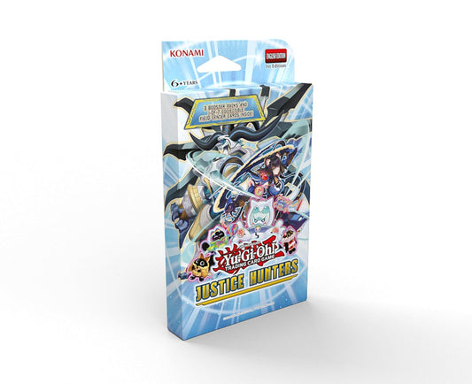 YuGiOh Justice Hunters - 7 x Card 3 Pack Tuckbox